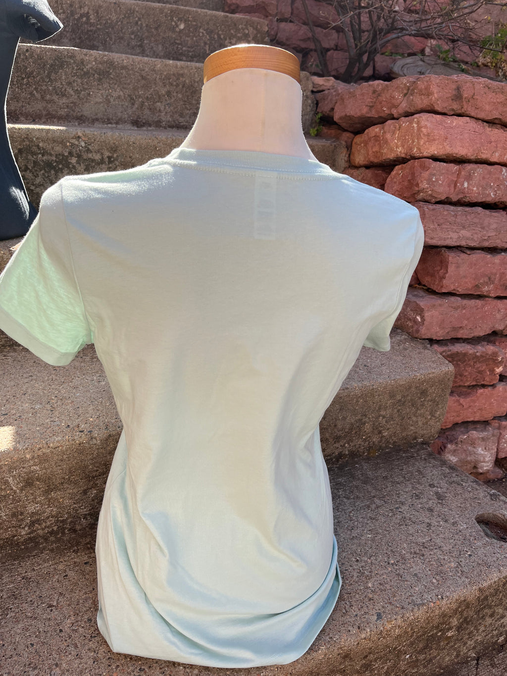 Women's Short Sleeved Run Mountains Light Green