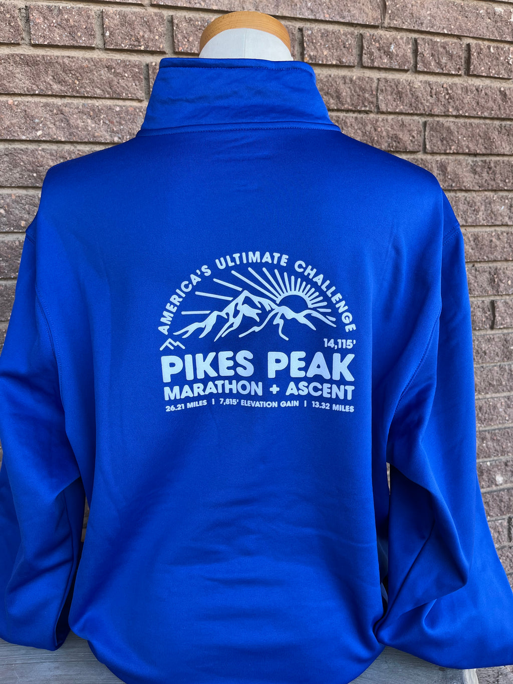 Men's SportsTek Fleece Full Zip Blue