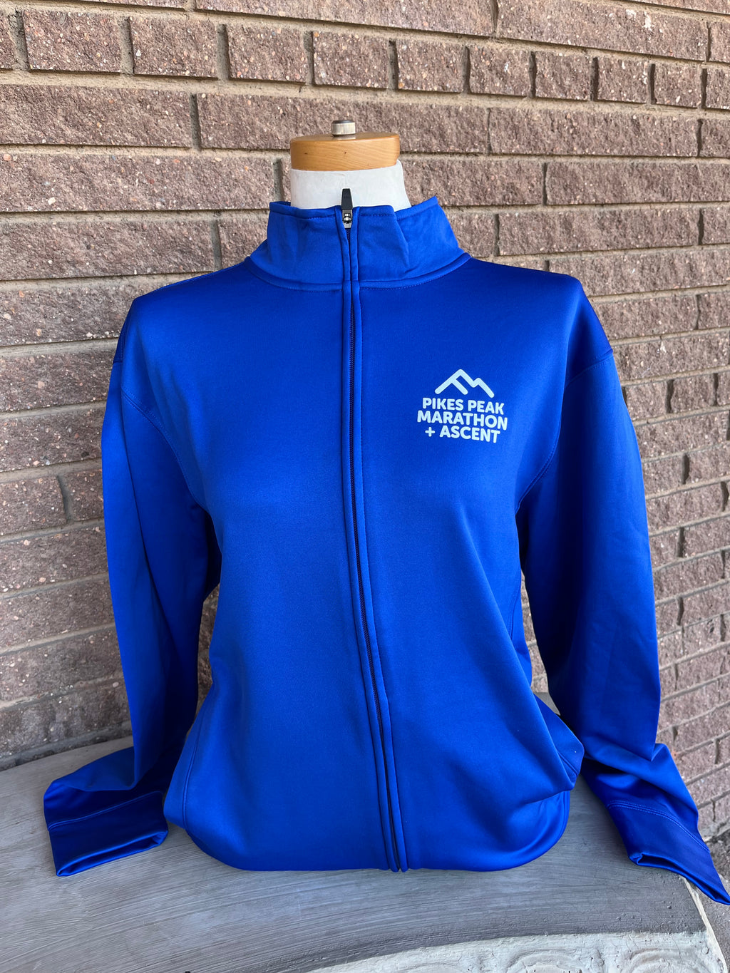 Men's SportsTek Fleece Full Zip Blue