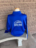 Men's SportsTek Fleece Full Zip Blue