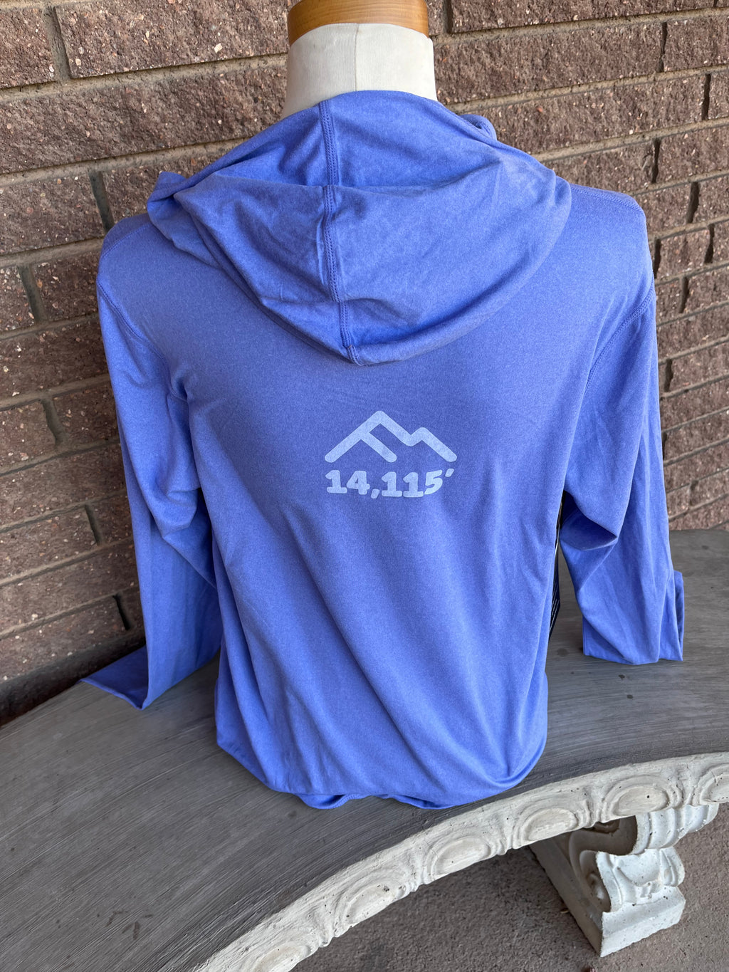 Women's PPMA Long Sleeved Sun Hoodie Blue
