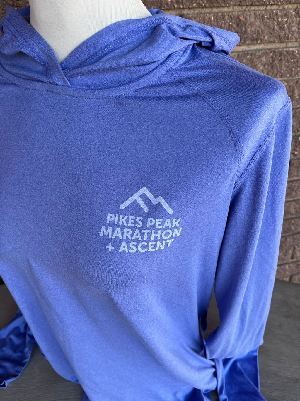 Women's PPMA Long Sleeved Sun Hoodie Blue