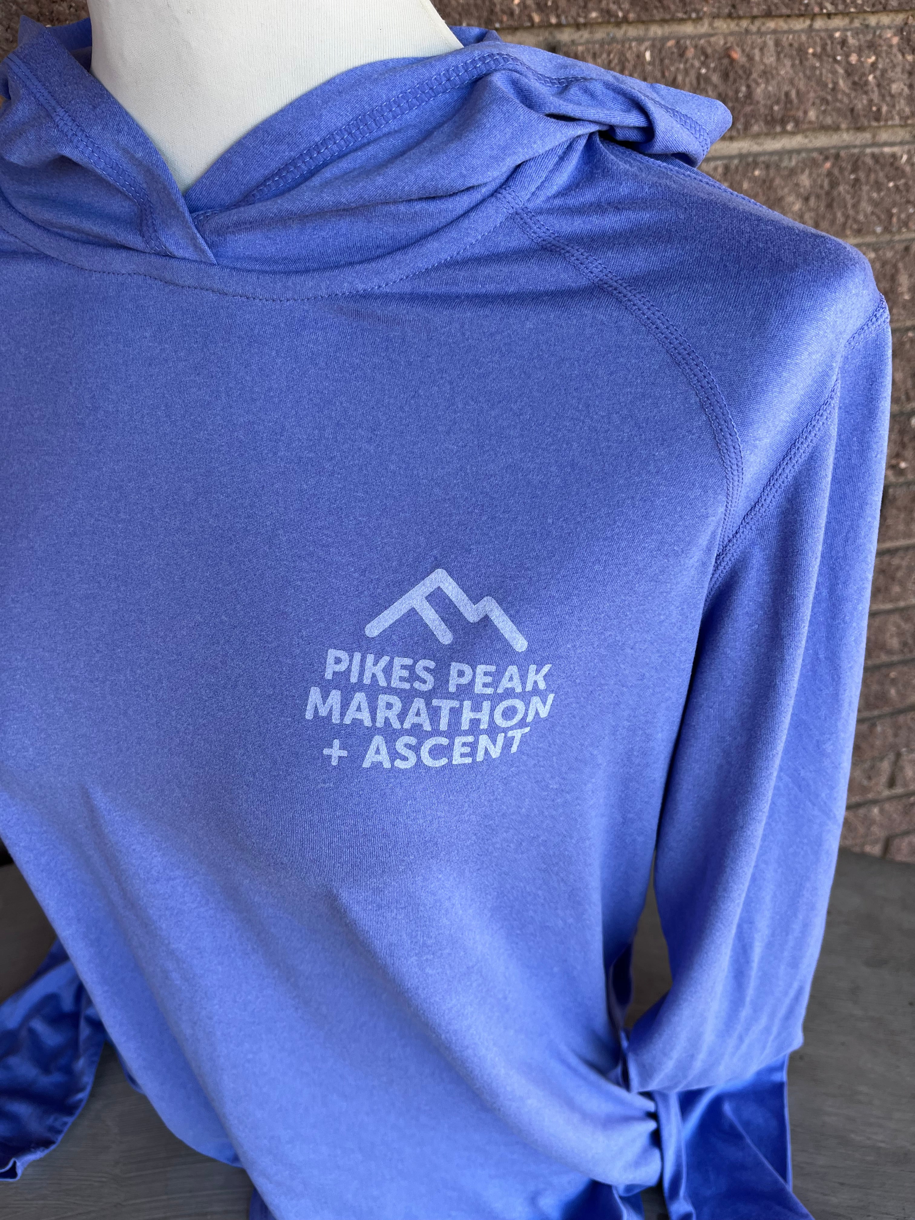 Women's PPMA Long Sleeved Sun Hoodie Blue