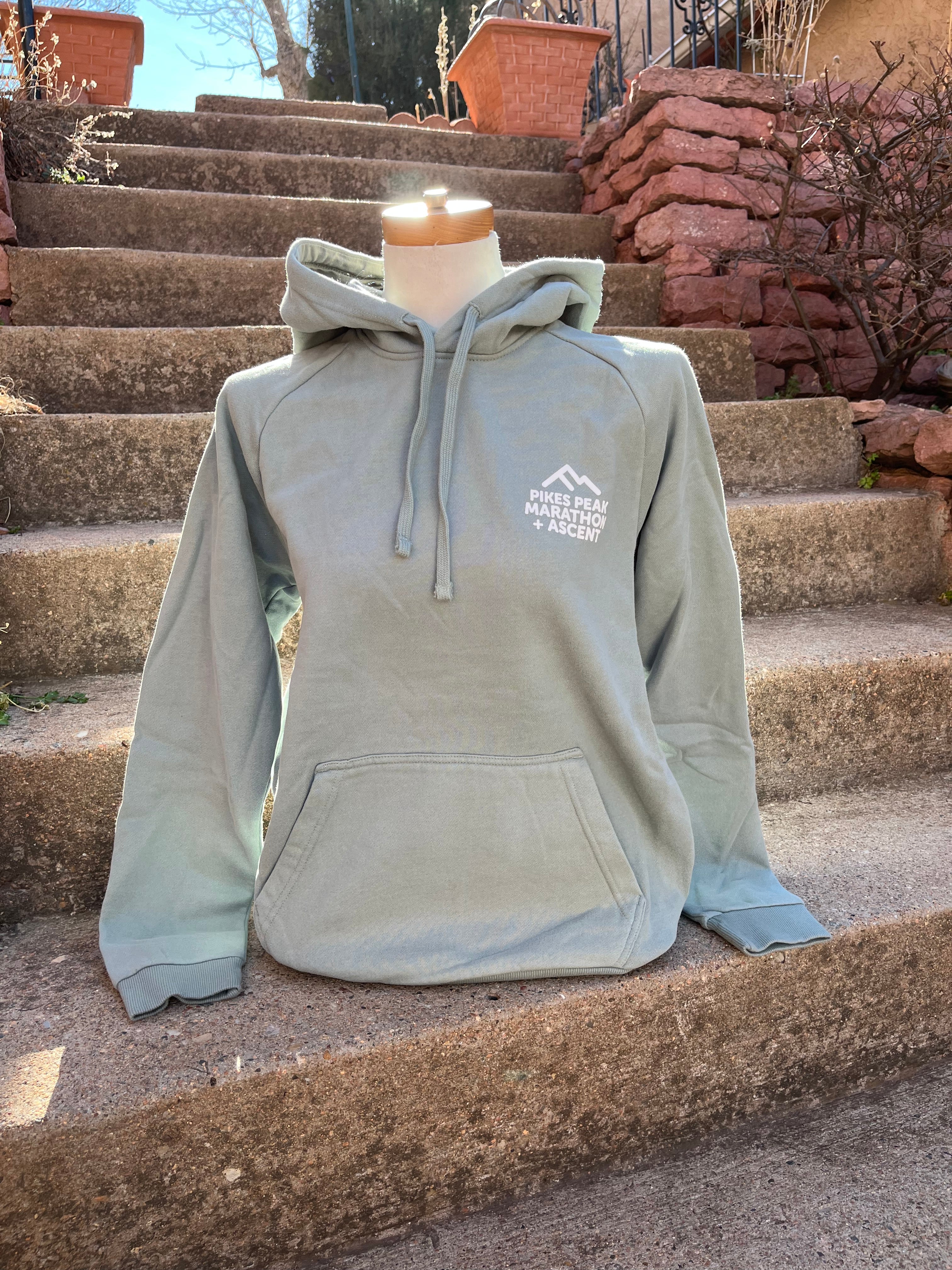 Run Mountains Hoodie Green