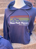 Unisex Pikes Peak Marathon Striped Hoodie